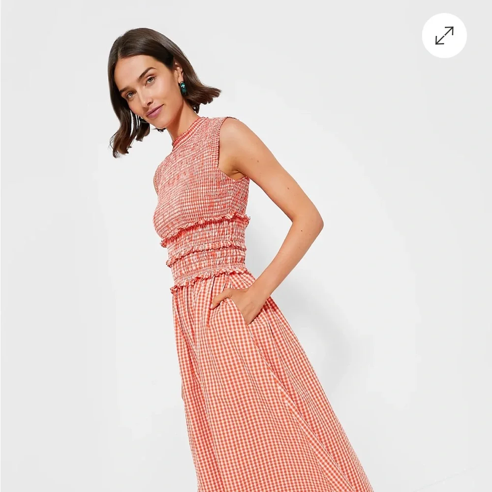 Hunter Bell Poppy Gingham Louise Dress - Picture 3 of 5